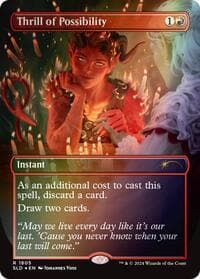 Thrill of Possibility (1805) (Rainbow Foil) - Secret Lair Drop Series - Magic: The Gathering card