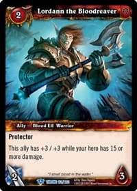 Lordann the Bloodreaver - Throne of the Tides - WoW card