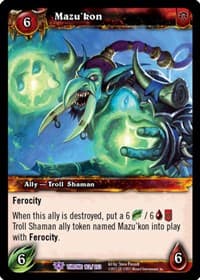 Mazu'kon - Throne of the Tides - WoW card