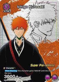 Ichigo Kurosaki (Super Pre-Release Event Participation) - UE01ST: BLEACH: Thousand-Year Blood War Super Pre-Release Starter Deck - Union Arena card