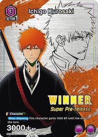 Ichigo Kurosaki (Super Pre-Release Winner) - UE01ST: BLEACH: Thousand-Year Blood War Super Pre-Release Starter Deck - Union Arena card