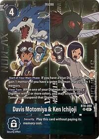 Davis Motomiya & Ken Ichijoji (Super Complete Selection Daisuke ver.) - New Awakening - Digimon Card Game card