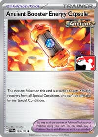 Ancient Booster Energy Capsule - Prize Pack Series Cards - Pokemon card
