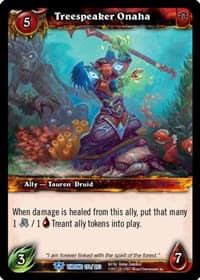 Treespeaker Onaha - Throne of the Tides - WoW card