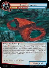 Snake of Aradia - The Battle at the Sacred Ruins - Force of Will card
