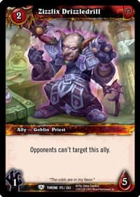 Zizzlix Drizzledrill - Throne of the Tides - WoW card