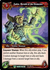 Zudzo, Herald of the Elements - Throne of the Tides - WoW card