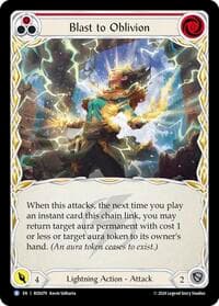 Blast to Oblivion (Red) - Rosetta - Flesh and Blood TCG card
