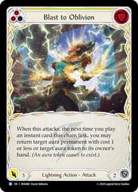 Blast to Oblivion (Yellow) - Rosetta - Flesh and Blood TCG card
