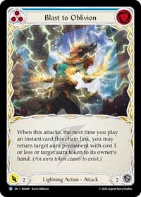 Blast to Oblivion (Blue) - Rosetta - Flesh and Blood TCG card
