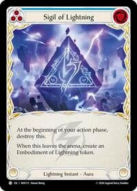 Sigil of Lightning - Rosetta - Flesh and Blood TCG card