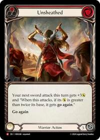 Unsheathed - Rosetta - Flesh and Blood TCG card