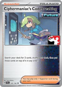 Ciphermaniac's Codebreaking - Prize Pack Series Cards - Pokemon card