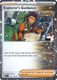Explorer's Guidance - 147/162 (Cosmos Holo) - Prize Pack Series Cards - Pokemon card