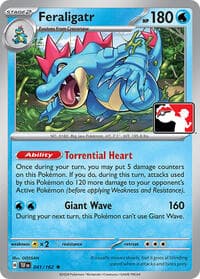 Feraligatr - Prize Pack Series Cards - Pokemon card