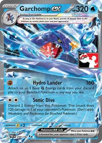 Garchomp ex - Prize Pack Series Cards - Pokemon card