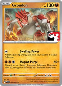 Groudon - Prize Pack Series Cards - Pokemon card