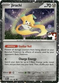 Jirachi - 126/182 (Cosmos Holo) - Prize Pack Series Cards - Pokemon card