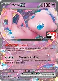 Mew ex - Prize Pack Series Cards - Pokemon card