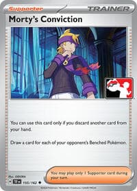 Morty's Conviction - Prize Pack Series Cards - Pokemon card