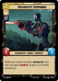 Separatist Commando - Twilight of the Republic - Star Wars: Unlimited card