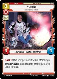 Jesse - Hard-Fighting Patriot - Twilight of the Republic - Star Wars: Unlimited card