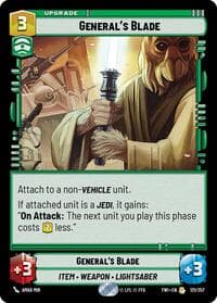 General's Blade - Twilight of the Republic - Star Wars: Unlimited card