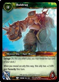 Buldrug - Throne of the Tides - WoW card