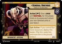 General Grievous - General of the Droid Armies - Twilight of the Republic - Star Wars: Unlimited card