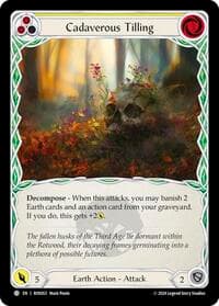 Cadaverous Tilling (Yellow) - Rosetta - Flesh and Blood TCG card