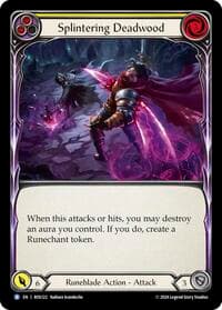 Splintering Deadwood (Yellow) - Rosetta - Flesh and Blood TCG card
