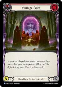 Vantage Point (Red) - Rosetta - Flesh and Blood TCG card