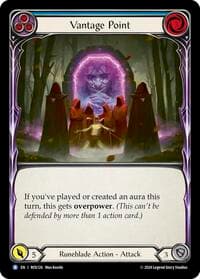 Vantage Point (Blue) - Rosetta - Flesh and Blood TCG card