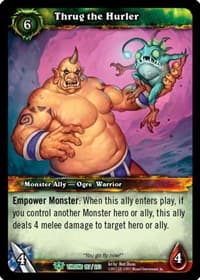 Thrug the Hurler - Throne of the Tides - WoW card