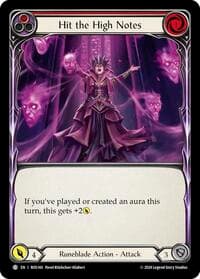Hit the High Notes (Red) - Rosetta - Flesh and Blood TCG card