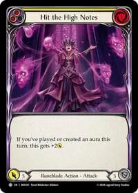 Hit the High Notes (Yellow) - Rosetta - Flesh and Blood TCG card