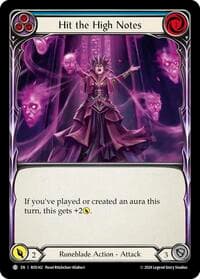 Hit the High Notes (Blue) - Rosetta - Flesh and Blood TCG card