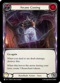 Arcane Cussing (Red) - Rosetta - Flesh and Blood TCG card