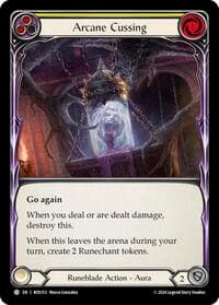 Arcane Cussing (Yellow) - Rosetta - Flesh and Blood TCG card