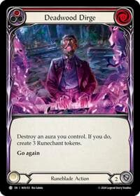 Deadwood Dirge (Red) - Rosetta - Flesh and Blood TCG card