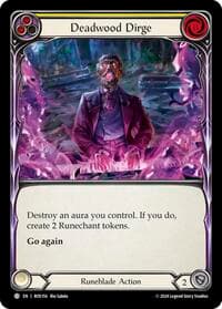 Deadwood Dirge (Yellow) - Rosetta - Flesh and Blood TCG card