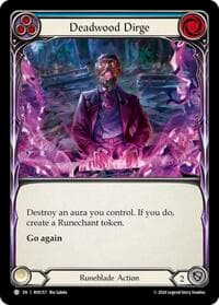 Deadwood Dirge (Blue) - Rosetta - Flesh and Blood TCG card