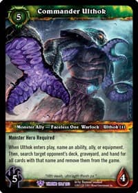 Commander Ulthok - Throne of the Tides - WoW card