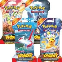 Surging Sparks Sleeved Booster Pack Bundle [Set of 4] - SV08: Surging Sparks - Pokemon card