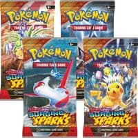 Surging Sparks Booster Pack Art Bundle [Set of 4] - SV08: Surging Sparks - Pokemon card