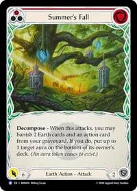 Summer's Fall (Red) - Rosetta - Flesh and Blood TCG card