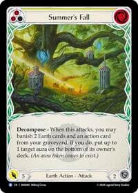 Summer's Fall (Yellow) - Rosetta - Flesh and Blood TCG card
