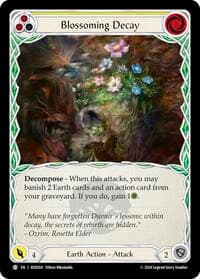 Blossoming Decay (Yellow) - Rosetta - Flesh and Blood TCG card