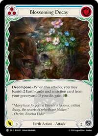 Blossoming Decay (Blue) - Rosetta - Flesh and Blood TCG card
