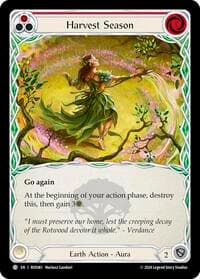 Harvest Season (Red) - Rosetta - Flesh and Blood TCG card